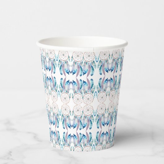 Minimalistisch modern Baby shower Dreamweaver Patr Papieren Bekers (Rechts)