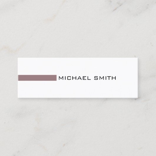 Minimalistisch Modern Bazaar Professional Mini Visitekaartje (Voorkant)