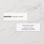 Minimalistisch Modern Bazaar Professional Mini Visitekaartje (Voorkant / Achterkant)