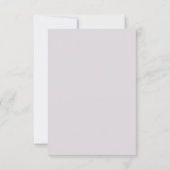 Minimalistisch Modern Bedankkaart (Achterkant)