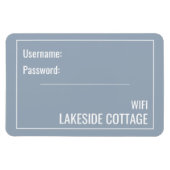 Minimalistisch modern blauw draagvermogen magneet (Horizontaal)