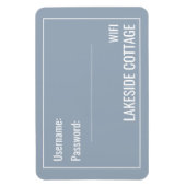 Minimalistisch modern blauw draagvermogen magneet (Verticaal)