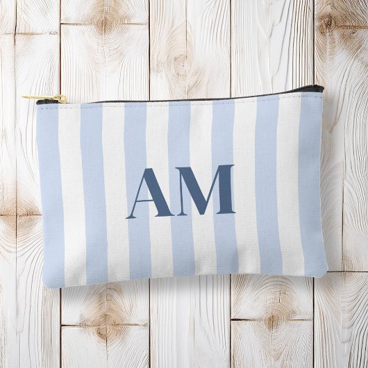 Minimalistisch modern blauw Initiaal monogram Etui