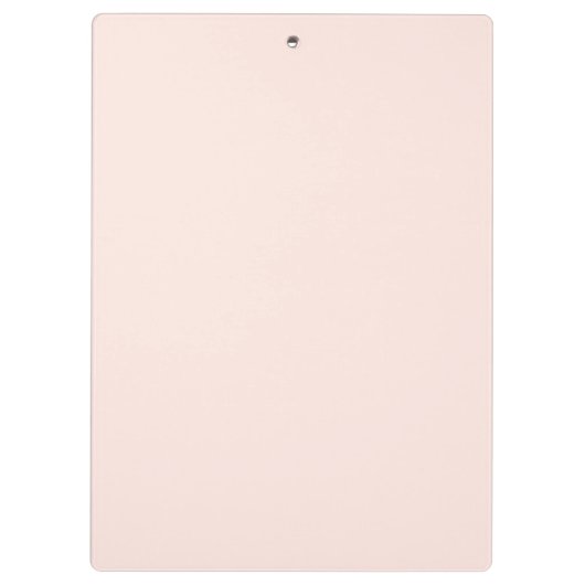 Minimalistisch modern Blush Pink klembord (Achterkant)