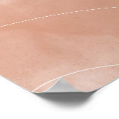 Minimalistisch modern Boho Abstract Art Print Post (Hoek)