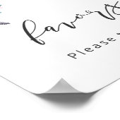 Minimalistisch modern Boho-Baby shower voor het te Poster (Hoek)