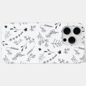 Minimalistisch, modern, botanisch eenvoudig Case-Mate iPhone case (Achterkant (horizontaal))