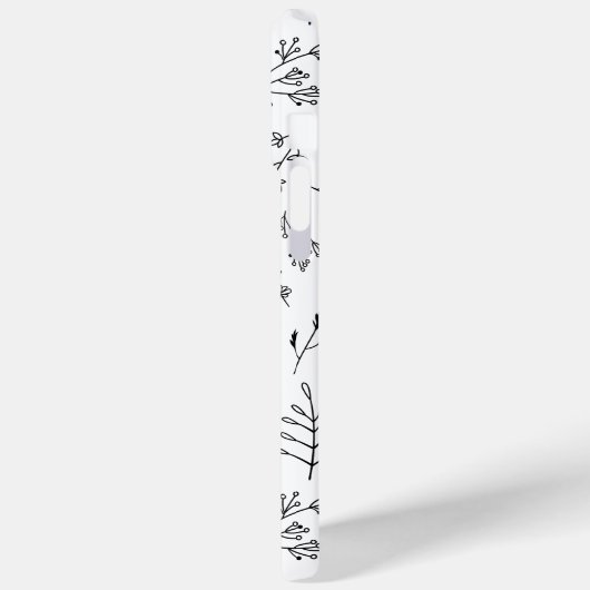 Minimalistisch, modern, botanisch eenvoudig Case-Mate iPhone case (Achterkant / Links)