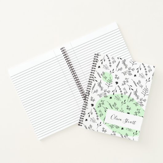  minimalistisch modern botanisch notitieboek (Binnen)