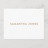 Minimalistisch Modern Briefkaart (Voorkant)