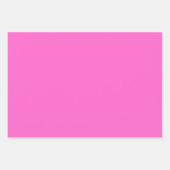 Minimalistisch Modern Bubblegum Roze Inpakpapier Vel (Voorkant 2)
