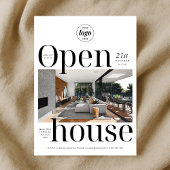 Minimalistisch Modern Business Open House One Phot Kaart