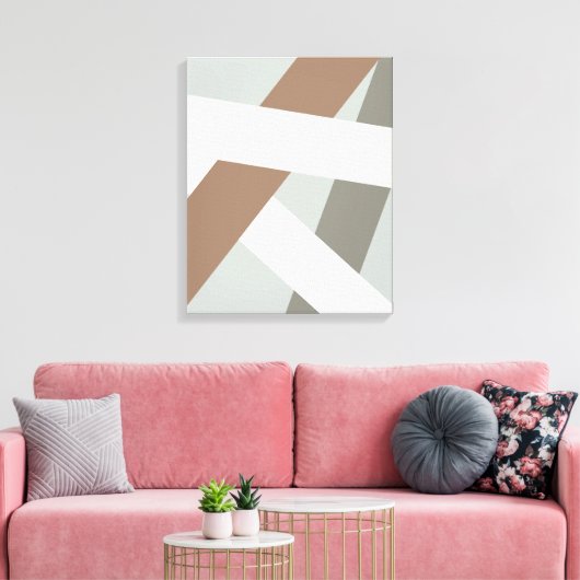 Minimalistisch modern canvas afdruk (Insitu (Woonkamer))