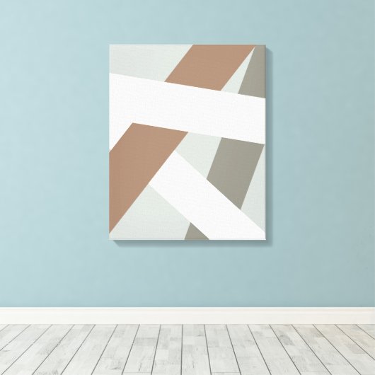 Minimalistisch modern canvas afdruk (Insitu (Houten vloer))