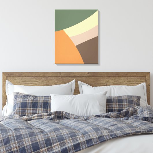 Minimalistisch modern canvas afdruk (Insitu (Slaapkamer))