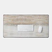 minimalistisch modern chic beige-tan-wit grijs mar bureaumat (Keyboard & Muis)
