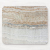 minimalistisch modern chic beige-tan-wit grijs mar muismat (Voorkant)