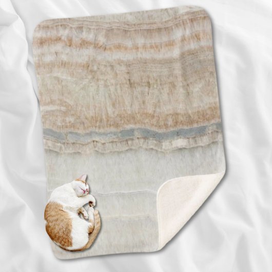 minimalistisch modern chic beige-tan-wit grijs mar sherpa deken