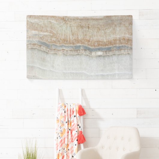 minimalistisch modern chic beige-tan-wit grijs mar spandoek (Insitu)