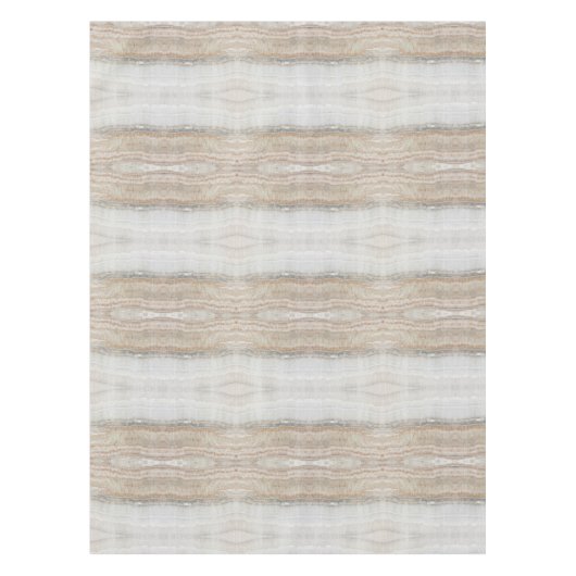 minimalistisch modern chic beige-tan-wit grijs mar tafelkleed (Voorkant)