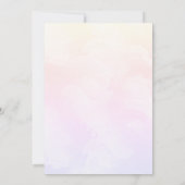 Minimalistisch Modern Cloud Nine Vrijgezellenfeest Kaart (Achterkant)