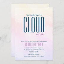 Minimalistisch Modern Cloud Nine Vrijgezellenfeest