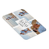 Minimalistisch Modern Collage 4 Aangepaste Foto's  Magneet (Rechterzijde)