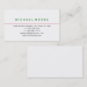 Minimalistisch modern consultant Visitekaartje (Voorkant / Achterkant)
