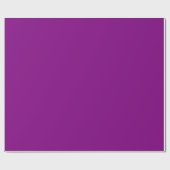 Minimalistisch Modern Deep Purple Cadeaupapier (Vlak)