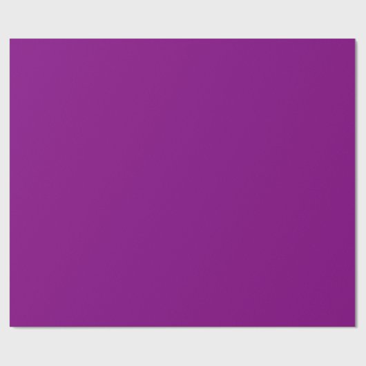 Minimalistisch Modern Deep Purple Cadeaupapier (Vlak)