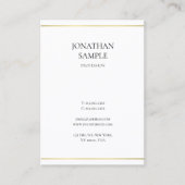 Minimalistisch modern design Creative Professional Visitekaartje (Voorkant)