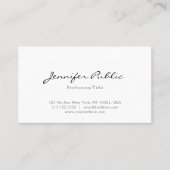 Minimalistisch modern design elegant Professional Visitekaartje (Voorkant)