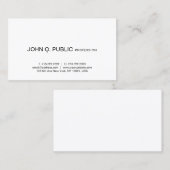 Minimalistisch modern design elegant stijlvol desi visitekaartje (Voorkant / Achterkant)