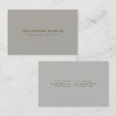 Minimalistisch modern design elegante Sjabloon Visitekaartje (Voorkant / Achterkant)