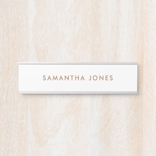 Minimalistisch Modern Deurbordje (Voorkant)