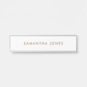 Minimalistisch Modern Deurbordje (Voorkant)