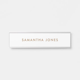 Minimalistisch Modern Deurbordje