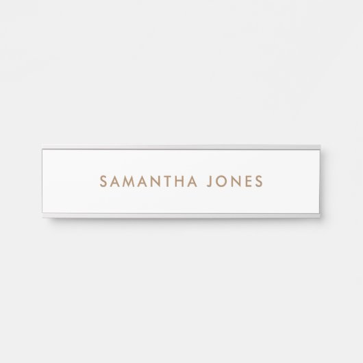 Minimalistisch Modern Deurbordje (Voorkant)