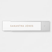 Minimalistisch Modern Deurbordje (Voorkant)