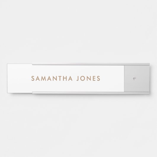 Minimalistisch Modern Deurbordje (Voorkant)