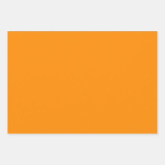 Minimalistisch modern diep Sinaasappel Inpakpapier Vel (Voorkant 3)