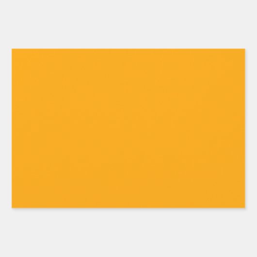 Minimalistisch modern diep Sinaasappel Inpakpapier Vel (Voorkant 3)