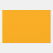 Minimalistisch modern diep Sinaasappel Inpakpapier Vel (Voorkant 2)