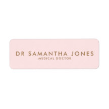 Minimalistisch Modern Doctor Professional Roze
