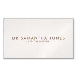 Minimalistisch Modern Doctor Professional Roze Magnetisch Visitekaartje