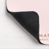 Minimalistisch Modern Doctor Professional Roze Muismat (Hoek)