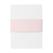 Minimalistisch Modern Doctor Professional Roze Uitnodigingen Wikkel (Achterkant Voorbeeld)