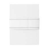 minimalistisch modern dubbel monogram Bruiloft Uitnodigingen Wikkel (Achterkant Voorbeeld)