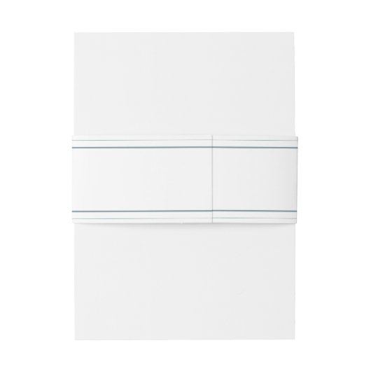 minimalistisch modern dubbelmonogram huwelijk uitnodigingen wikkel (Achterkant Voorbeeld)