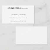 Minimalistisch modern, eenvoudig grafisch ontwerp  visitekaartje (Voorkant / Achterkant)